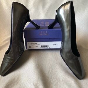 Stuart Weitzman Grey Patent Ash Quasar Pump